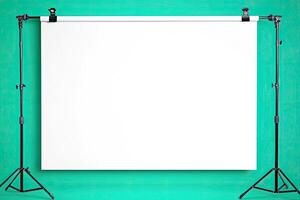 Blank backdrop for photography or videography photo