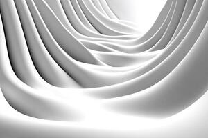 Abstract draped architectural form photo
