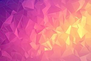 Abstract polygonal design with vibrant colors photo