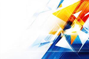 Abstract geometric design with vibrant colors photo