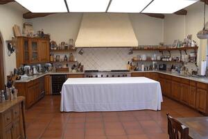 Spacious, well-equipped kitchen with ample counter space photo