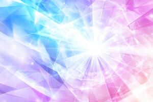 Abstract geometric design with radiating light photo
