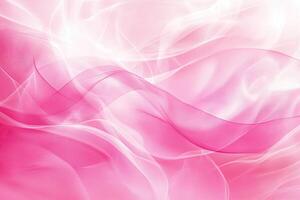 Abstract flowing pink and white design photo