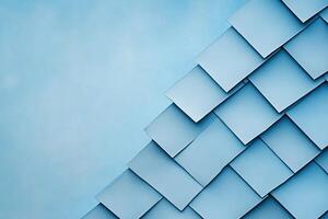 Abstract light blue geometric pattern photo
