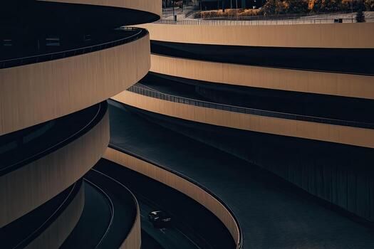 Spiral Parking Garage Architecture photo