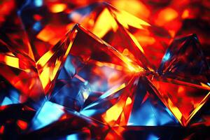 Intense,faceted gems in vibrant colours photo
