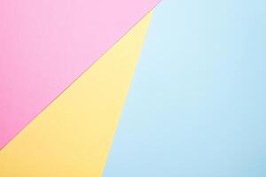 Pastel colored paper layers photo