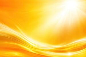 Radiant, flowing golden abstract photo
