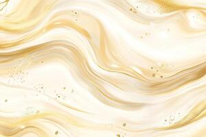 Abstract marble swirl design with gold accents photo