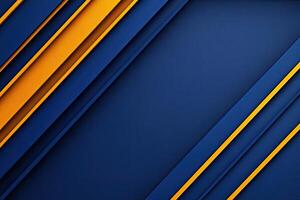 Abstract diagonal lines in navy blue and mustard yellow photo