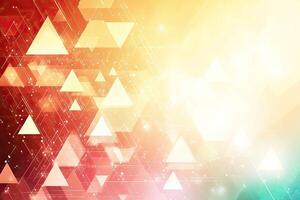 Abstract geometric pattern photo