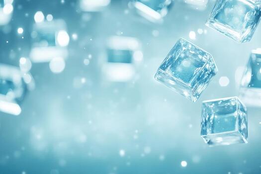 Floating Ice Cubes photo