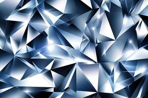 Abstract shattered crystal pattern photo