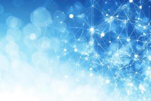 Abstract network of connections photo
