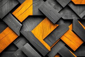 Abstract Wood Panel Design photo
