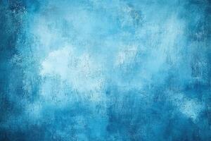 Azure textured backdrop, painted effect photo