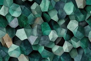 Abstract textured polygonal pattern photo