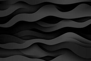 Dark, wavy, layered graphic design photo