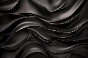 Dark Draped Fabric photo