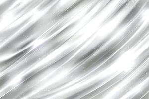 Abstract flowing light, silver streaks photo