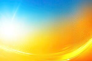 Vibrant gradient background with flowing curves photo