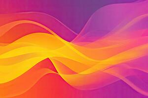 Abstract flowing colors photo