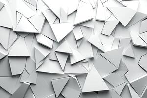 Abstract shattered triangular pattern photo