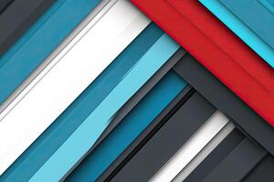 Abstract diagonal stripes in vibrant colors photo