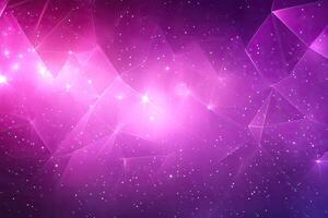 Abstract space, vibrant pink, polygonal photo