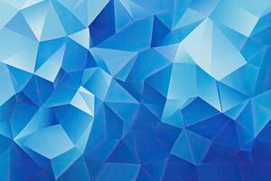 Abstract Geometric Blue Background photo