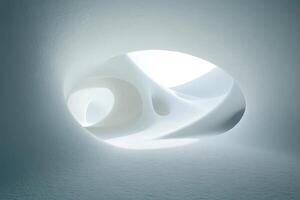 Abstract architectural interior photo