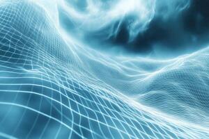 Abstract digital landscape photo