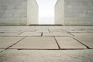 Modern architectural pathway photo