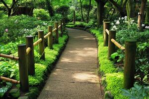 Serene Garden Path photo