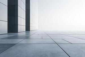 Modern urban plaza photo