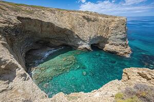 Coastal Cove with Azure Water photo