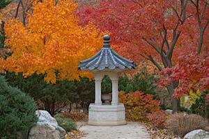 Autumnal Garden Gazebo photo