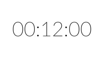 15 second countdown timer with clean white background and modern style suitable for focus, study, and educational video