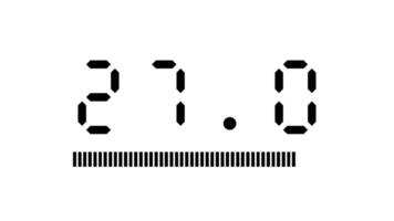 30 second digital countdown timer with animated progress bar on white background suitable for corporate, educational, intros, technology and presentation video