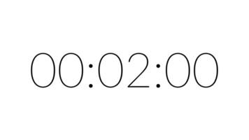 5 second countdown timer with clean white background and modern style suitable for focus, study, and educational video