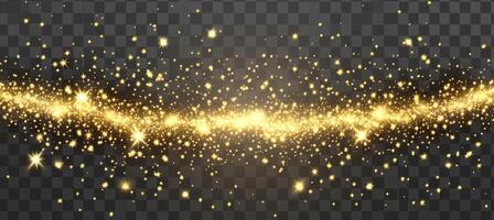 Sparkling Gold Streamer photo