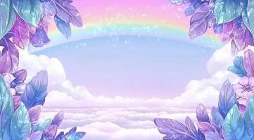 Pastel Dreamy Sky Frame photo