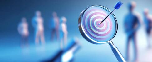The Target and Dart Symbolizing Business Success and Strategic Focus photo