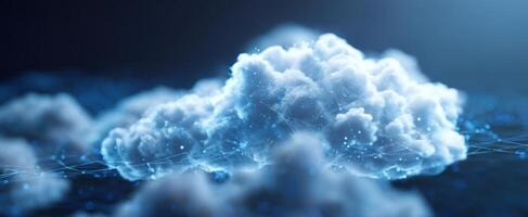 The Digital Cloud Representing Connectivity and Innovation in Technology photo