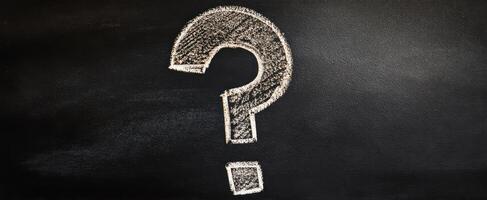 The Question Mark Symbolizing Curiosity and Inquiry in Education photo