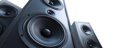 The Powerful Speakers Showcasing Modern Audio Technology and Design photo