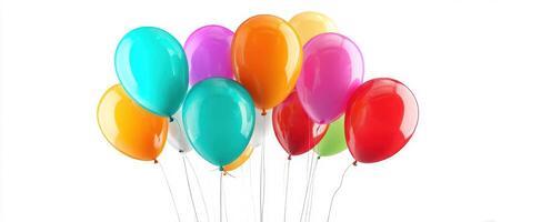 The vibrant balloons adding joy and color to any celebration or event. photo