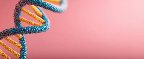 The Vibrant DNA Helix Representing Genetic Structures and Scientific Innovation photo