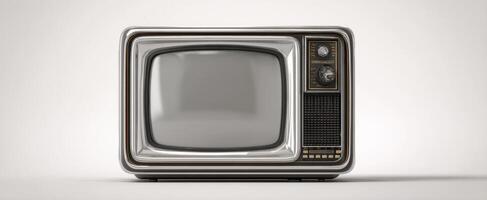 The vintage television as a nostalgic centerpiece in modern decor photo