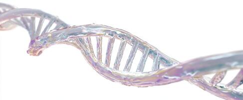 The DNA Helix Symbolizing Genetic Diversity and Scientific Discovery photo
